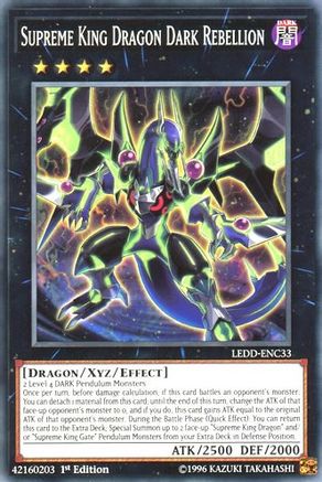 Supreme King Dragon Dark Rebellion [LEDD-ENC33] Common - Yu-Gi-Oh! - Card Brawlers | Quebec | Canada |