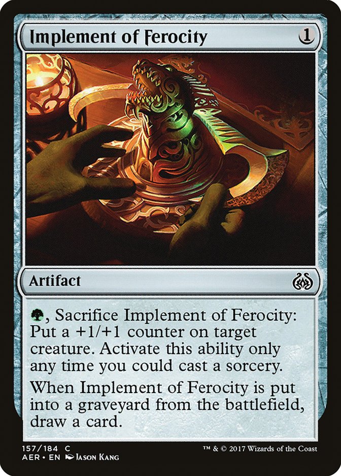 Implement of Ferocity [Aether Revolt] - Magic: The Gathering - Card Brawlers | Quebec | Canada |