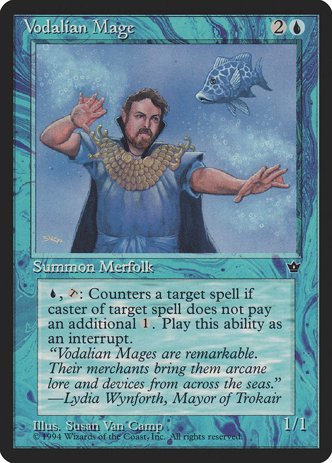 Vodalian Mage (Susan Van Camp) [Fallen Empires] - Magic: The Gathering - Card Brawlers | Quebec | Canada |