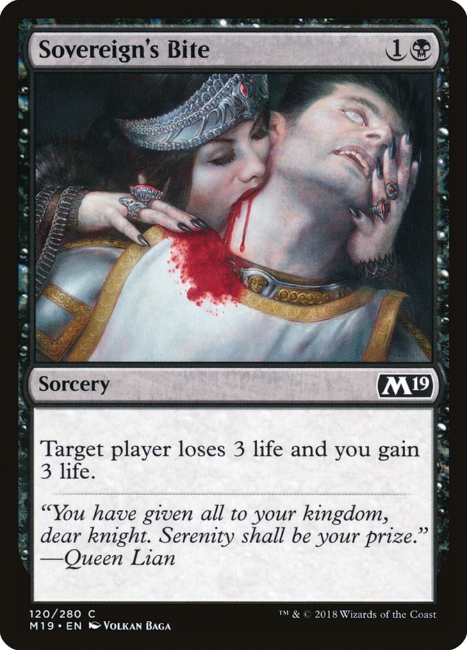 Sovereign's Bite [Core Set 2019] - Magic: The Gathering - Card Brawlers | Quebec | Canada |