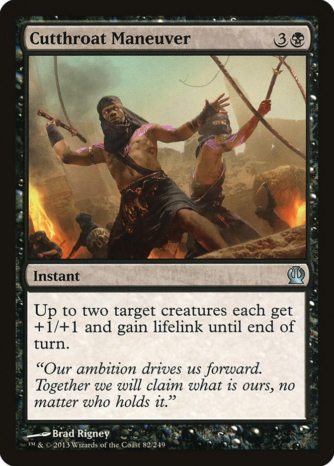 Cutthroat Maneuver [Theros] - Magic: The Gathering - Card Brawlers | Quebec | Canada |