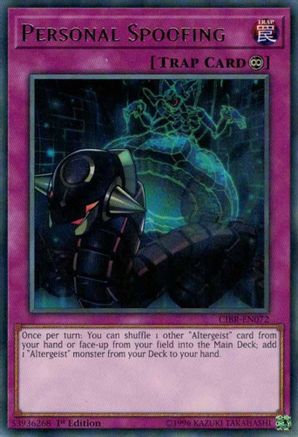 Personal Spoofing [CIBR-EN072] Rare - Yu-Gi-Oh! - Card Brawlers | Quebec | Canada |