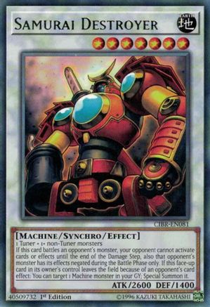 Samurai Destroyer [CIBR-EN081] Rare - Yu-Gi-Oh! - Card Brawlers | Quebec | Canada |