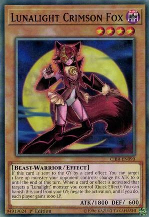 Lunalight Crimson Fox [CIBR-EN090] Common - Yu-Gi-Oh! - Card Brawlers | Quebec | Canada |