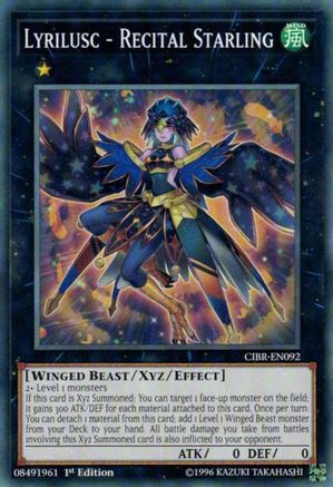 Lyrilusc - Recital Starling [CIBR-EN092] Common - Yu-Gi-Oh! - Card Brawlers | Quebec | Canada |
