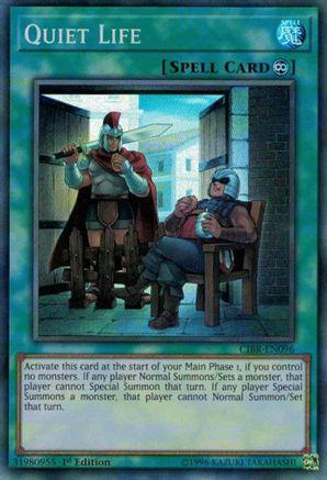 Quiet Life [CIBR-EN096] Super Rare - Yu-Gi-Oh! - Card Brawlers | Quebec | Canada |