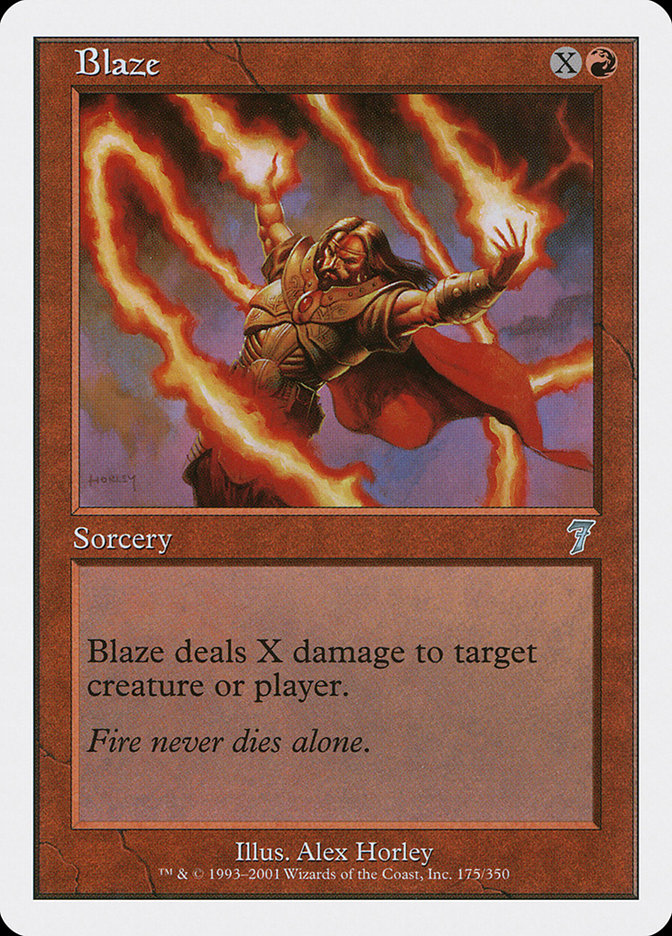 Blaze [Seventh Edition] - Magic: The Gathering - Card Brawlers | Quebec | Canada |