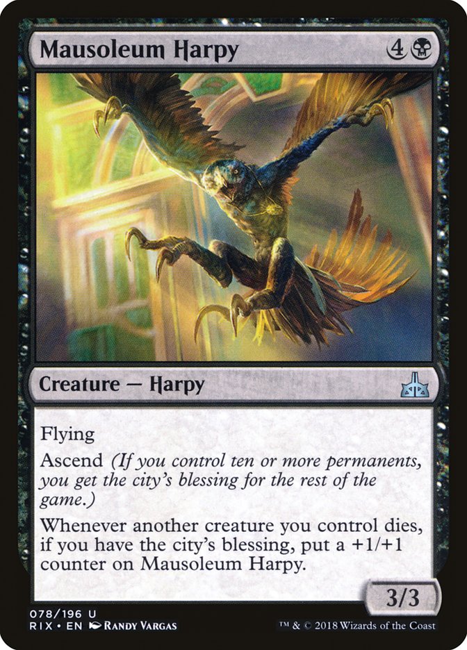 Mausoleum Harpy [Rivals of Ixalan] - Magic: The Gathering - Card Brawlers | Quebec | Canada |