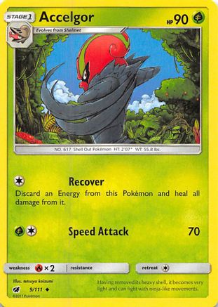 Accelgor (9/111) [Sun & Moon: Crimson Invasion] - Pokémon - Card Brawlers | Quebec | Canada |