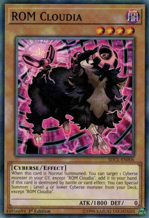 ROM Cloudia [SDCL-EN006] Common - Yu-Gi-Oh! - Card Brawlers | Quebec | Canada |