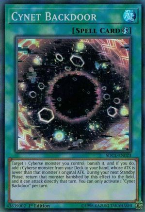 Cynet Backdoor [SDCL-EN023] Super Rare - Yu-Gi-Oh! - Card Brawlers | Quebec | Canada |