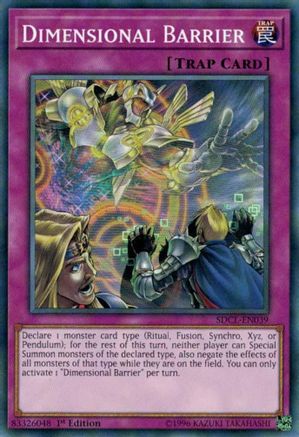 Dimensional Barrier [SDCL-EN039] Common - Yu-Gi-Oh! - Card Brawlers | Quebec | Canada |