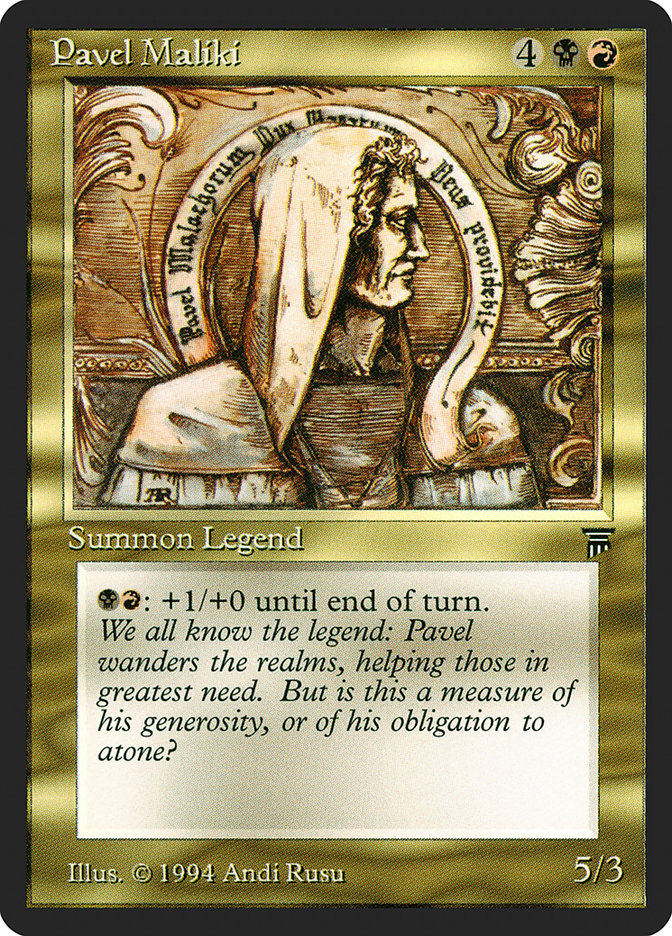 Pavel Maliki [Legends] - Magic: The Gathering - Card Brawlers | Quebec | Canada |