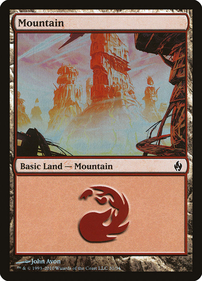 Mountain (31) [Premium Deck Series: Fire and Lightning] - Magic: The Gathering - Card Brawlers | Quebec | Canada |