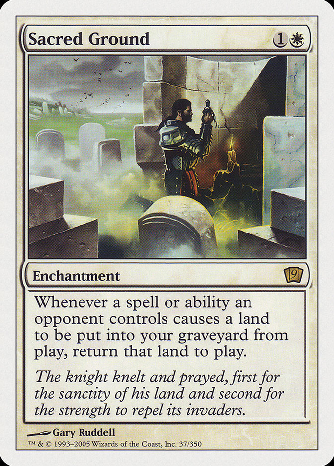 Sacred Ground [Ninth Edition] - Magic: The Gathering - Card Brawlers | Quebec | Canada |