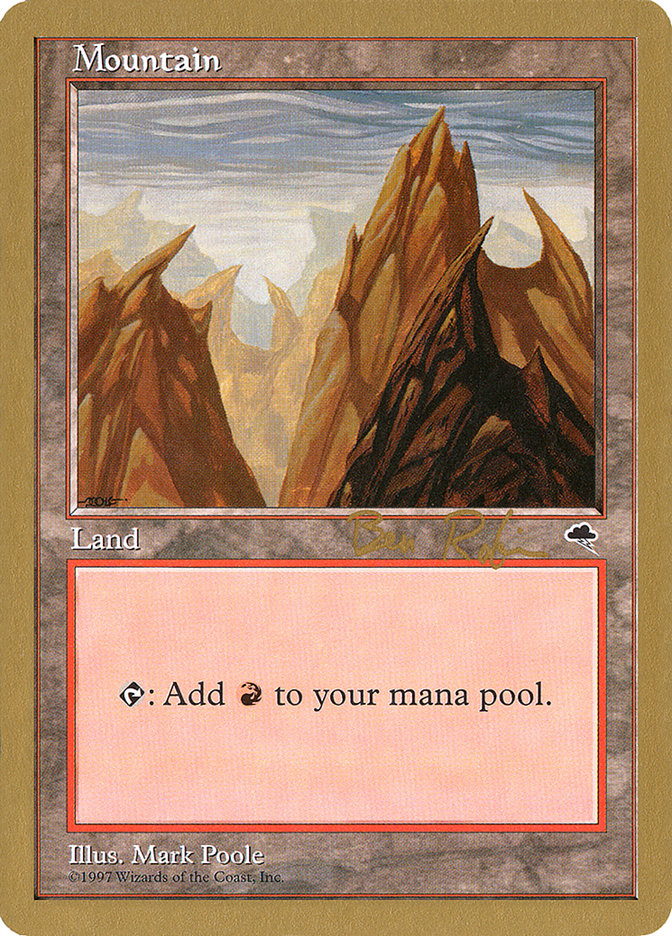 Mountain (br343) (Ben Rubin) [World Championship Decks 1998] - Magic: The Gathering - Card Brawlers | Quebec | Canada |