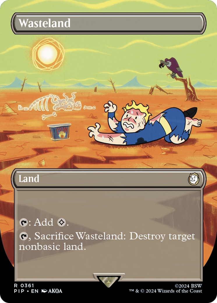 Wasteland (Borderless) [Fallout] - Magic: The Gathering - Card Brawlers | Quebec | Canada |