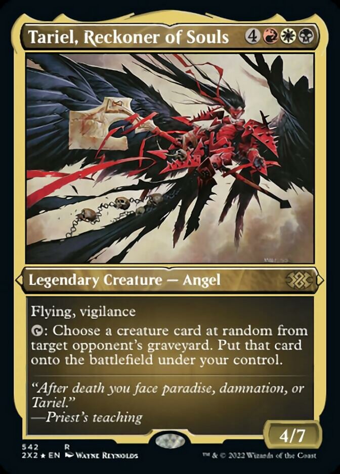 Tariel, Reckoner of Souls (Foil Etched) [Double Masters 2022] - Magic: The Gathering - Card Brawlers | Quebec | Canada |