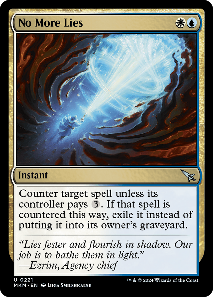 No More Lies [Murders at Karlov Manor] - Magic: The Gathering - Card Brawlers | Quebec | Canada |