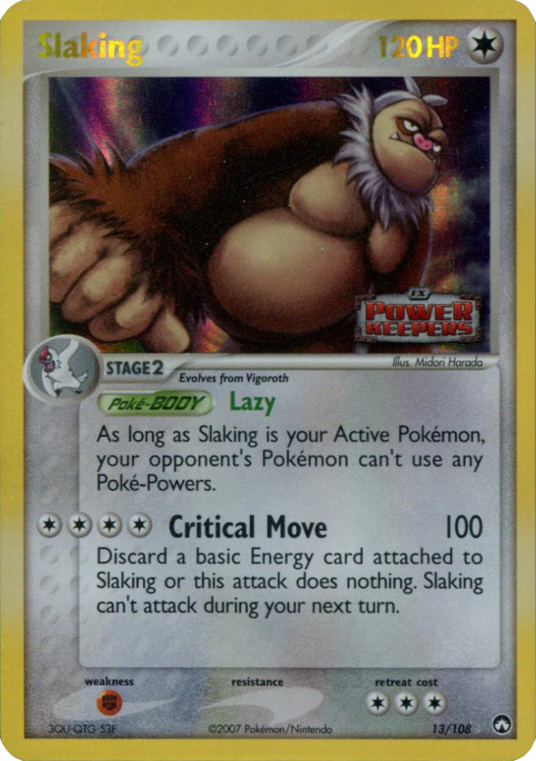 Slaking (13/108) (Stamped) [EX: Power Keepers] - Pokémon - Card Brawlers | Quebec | Canada |