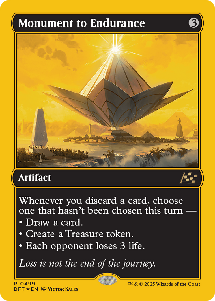 Monument to Endurance (First-Place Foil) [Aetherdrift] - Magic: The Gathering - Card Brawlers | Quebec | Canada |