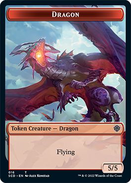 Dragon // Dragon Double-Sided Token [Starter Commander Decks] - Magic: The Gathering - Card Brawlers | Quebec | Canada |