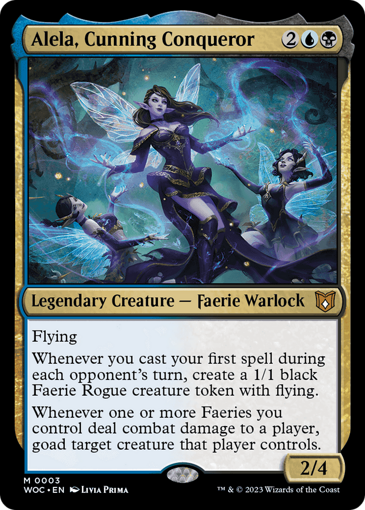 Alela, Cunning Conqueror [Wilds of Eldraine Commander] - Magic: The Gathering - Card Brawlers | Quebec | Canada |