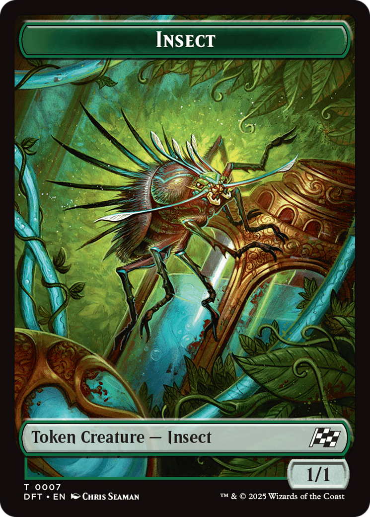 Insect // Elephant Double-Sided Token [Aetherdrift Tokens] - Magic: The Gathering - Card Brawlers | Quebec | Canada |