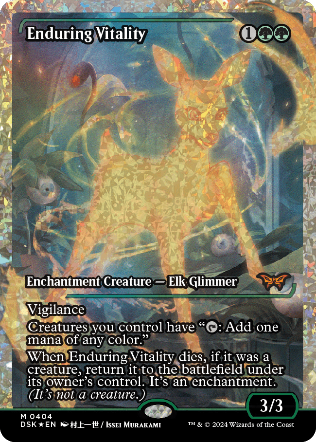 Enduring Vitality (Japan Showcase Fracture Foil) [Duskmourn: House of Horror] - Magic: The Gathering - Card Brawlers | Quebec | Canada |