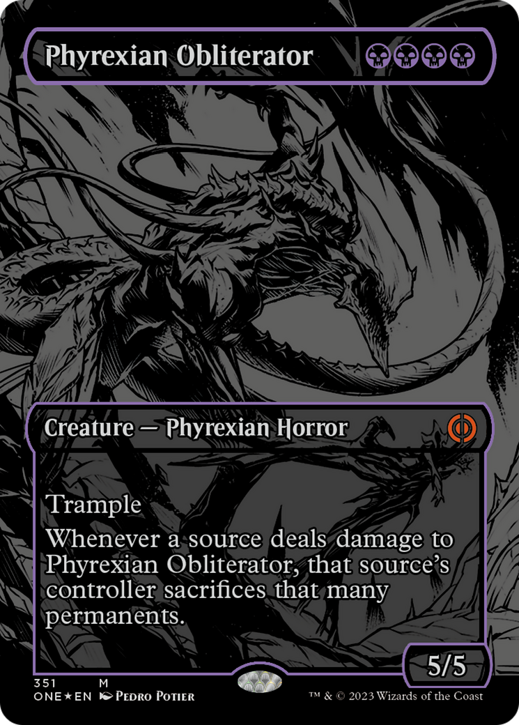 Phyrexian Obliterator (Oil Slick Raised Foil) [Phyrexia: All Will Be One] - Magic: The Gathering - Card Brawlers | Quebec | Canada |