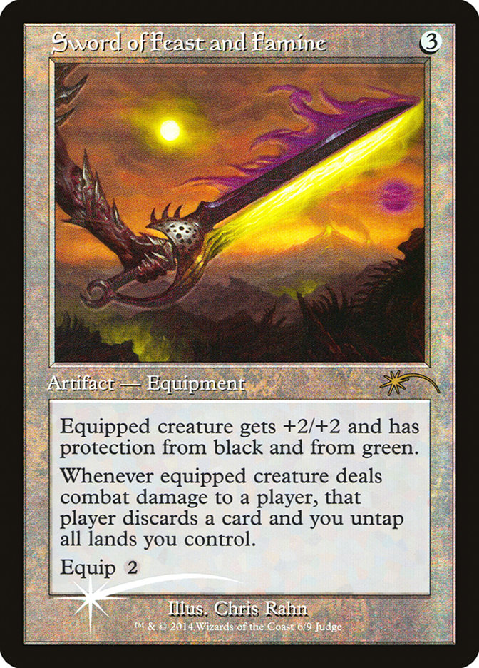 Sword of Feast and Famine [Judge Gift Cards 2014] - Magic: The Gathering - Card Brawlers | Quebec | Canada |