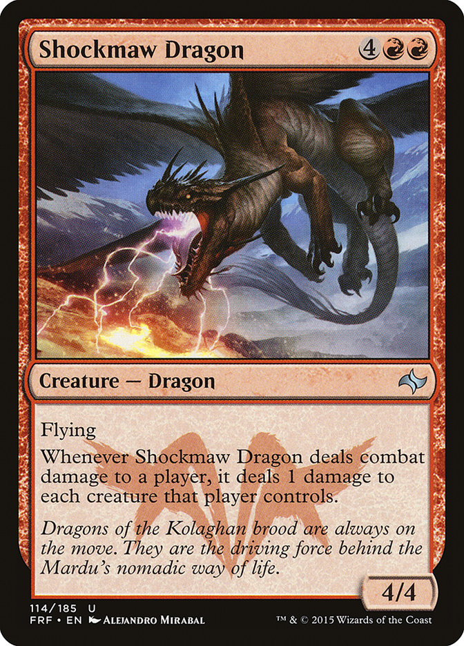 Shockmaw Dragon [Fate Reforged] - Magic: The Gathering - Card Brawlers | Quebec | Canada |