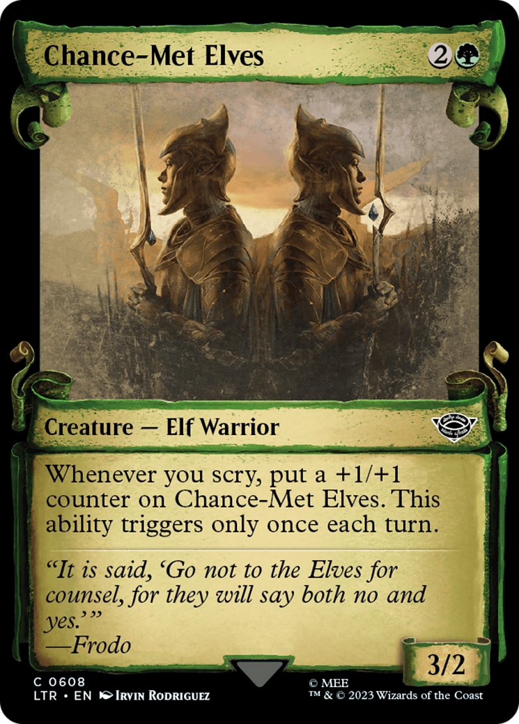 Chance-Met Elves [The Lord of the Rings: Tales of Middle-Earth Showcase Scrolls] - Magic: The Gathering - Card Brawlers | Quebec | Canada |