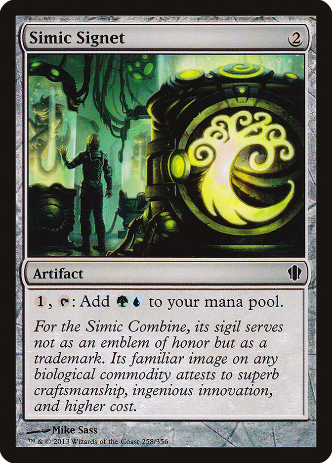 Simic Signet [Commander 2013] - Magic: The Gathering - Card Brawlers | Quebec | Canada |
