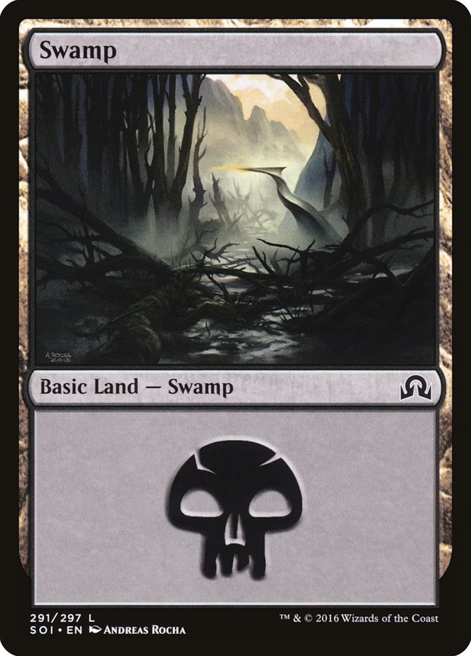 Swamp (291) [Shadows over Innistrad] - Magic: The Gathering - Card Brawlers | Quebec | Canada |