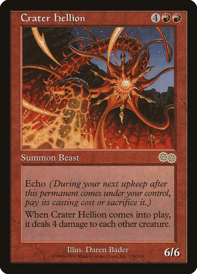 Crater Hellion [Urza's Saga] - Magic: The Gathering - Card Brawlers | Quebec | Canada |