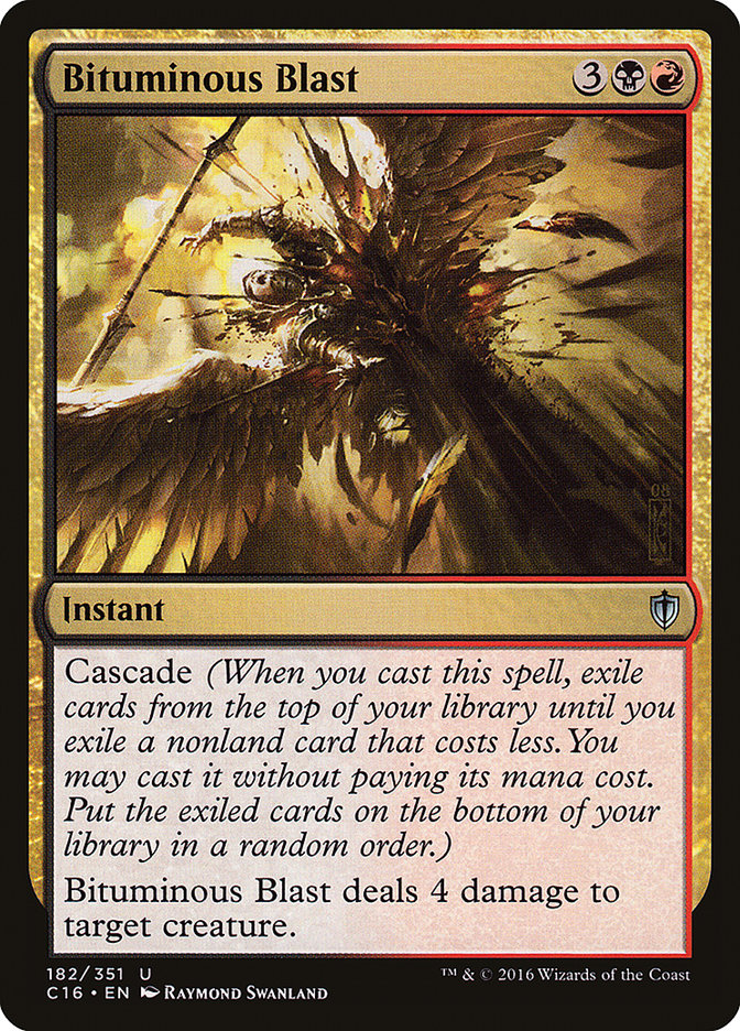 Bituminous Blast [Commander 2016] - Magic: The Gathering - Card Brawlers | Quebec | Canada |