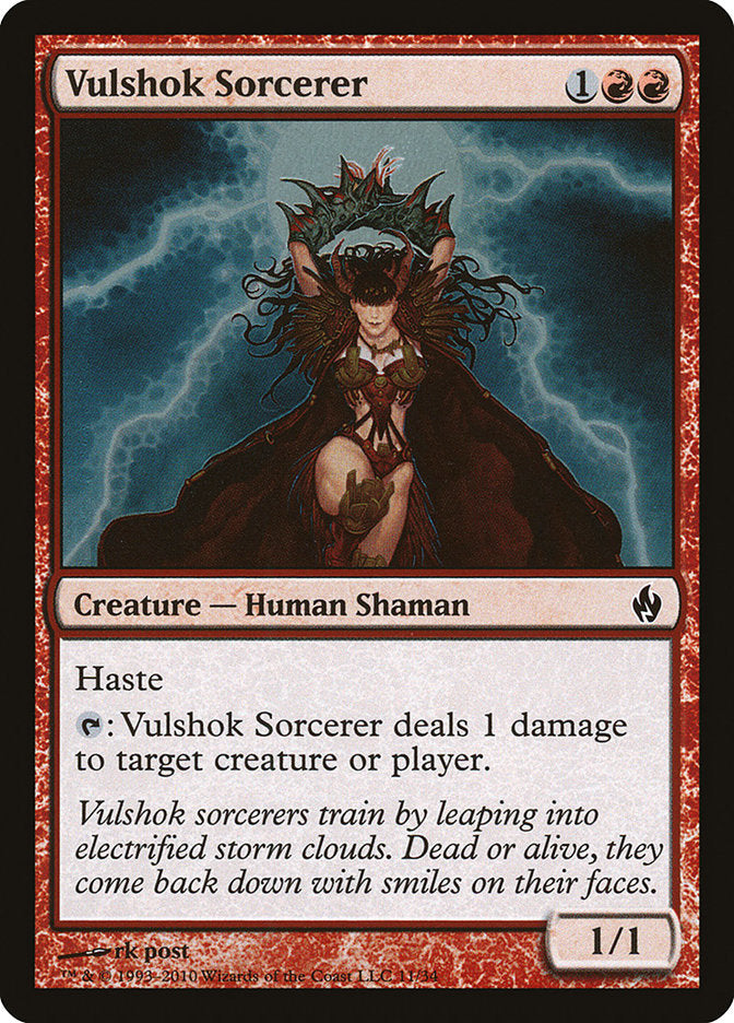Vulshok Sorcerer [Premium Deck Series: Fire and Lightning] - Magic: The Gathering - Card Brawlers | Quebec | Canada |