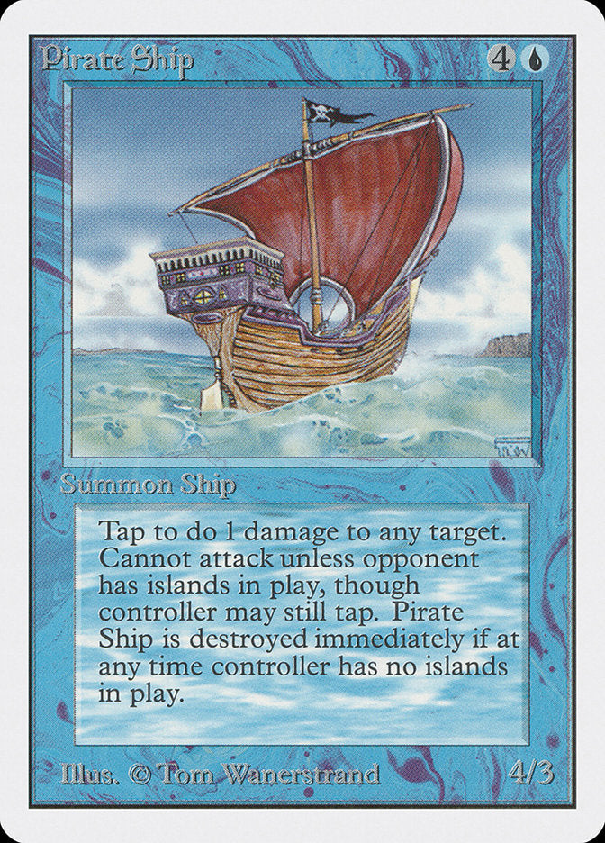 Pirate Ship [Unlimited Edition] - Magic: The Gathering - Card Brawlers | Quebec | Canada |