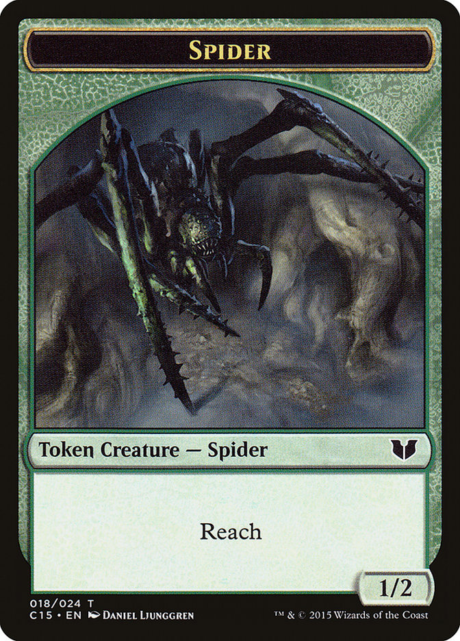 Spider Token [Commander 2015 Tokens] - Magic: The Gathering - Card Brawlers | Quebec | Canada |