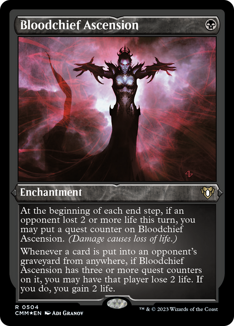 Bloodchief Ascension (Foil Etched) [Commander Masters] - Magic: The Gathering - Card Brawlers | Quebec | Canada |