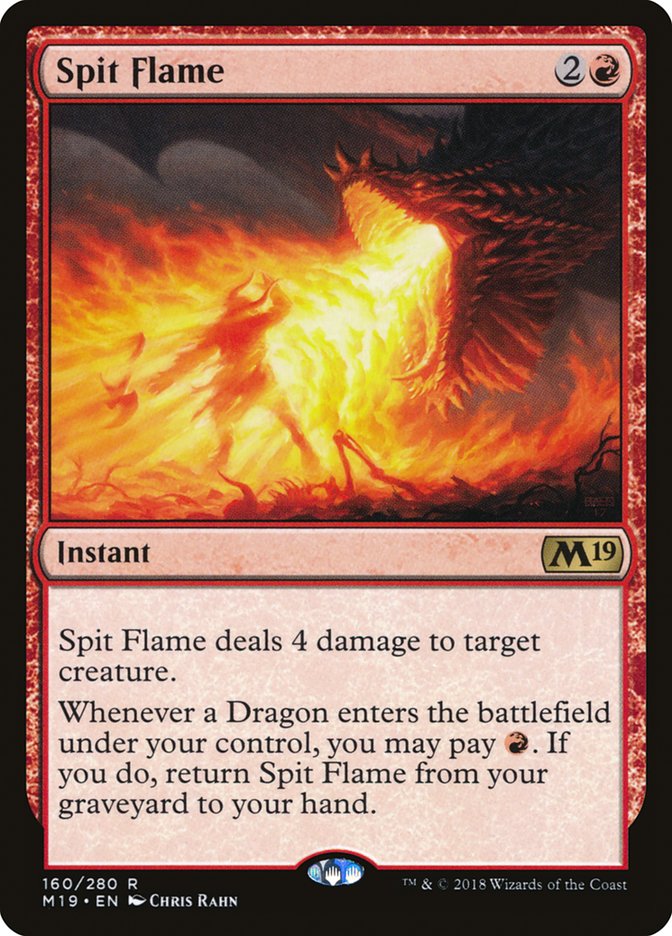Spit Flame [Core Set 2019] - Magic: The Gathering - Card Brawlers | Quebec | Canada |