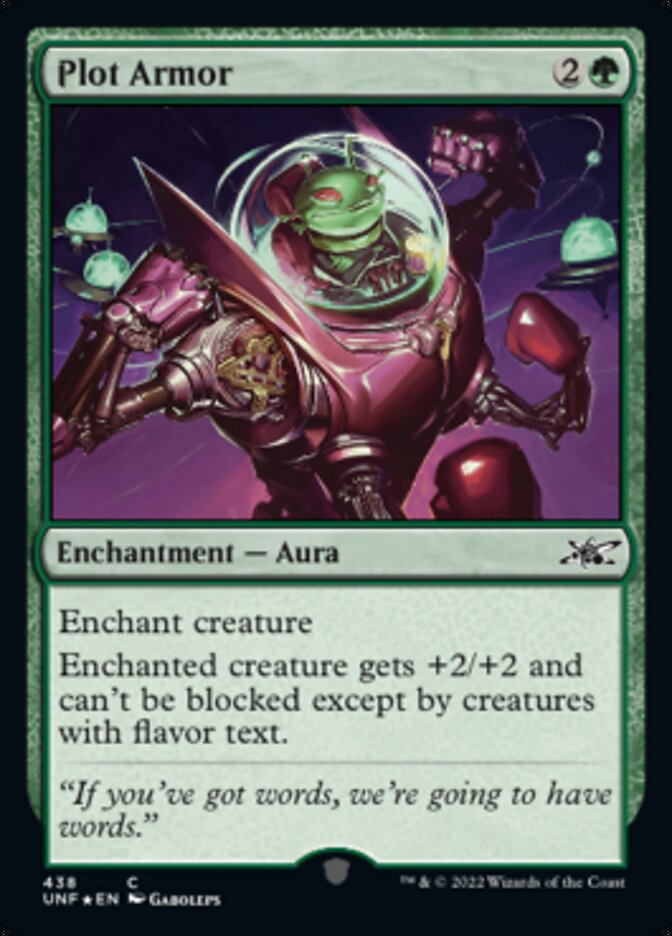 Plot Armor (Galaxy Foil) [Unfinity] - Magic: The Gathering - Card Brawlers | Quebec | Canada |
