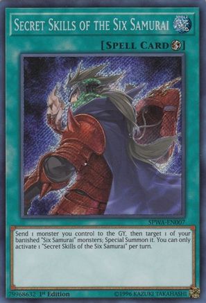 Secret Skills of the Six Samurai [SPWA-EN007] Secret Rare - Yu-Gi-Oh! - Card Brawlers | Quebec | Canada |