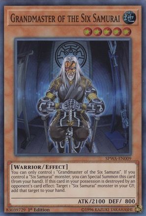 Grandmaster of the Six Samurai [SPWA-EN009] Super Rare - Yu-Gi-Oh! - Card Brawlers | Quebec | Canada |
