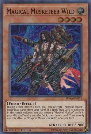Magical Musketeer Wild [SPWA-EN021] Super Rare - Yu-Gi-Oh! - Card Brawlers | Quebec | Canada |