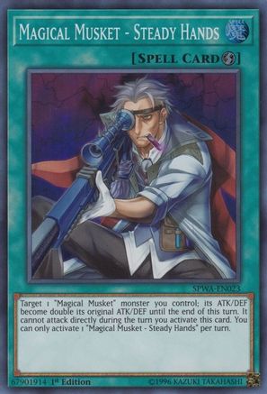 Magical Musket - Steady Hands [SPWA-EN023] Super Rare - Yu-Gi-Oh! - Card Brawlers | Quebec | Canada |