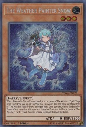 The Weather Painter Snow [SPWA-EN029] Secret Rare - Yu-Gi-Oh! - Card Brawlers | Quebec | Canada |