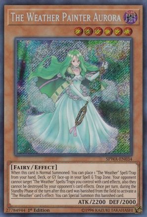 The Weather Painter Aurora [SPWA-EN034] Secret Rare - Yu-Gi-Oh! - Card Brawlers | Quebec | Canada |
