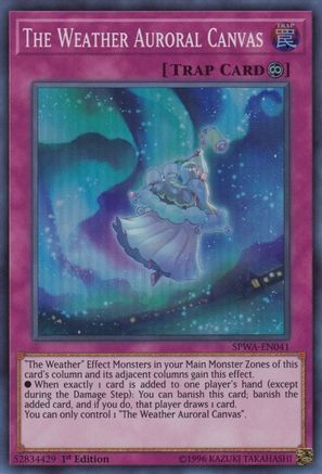 The Weather Auroral Canvas [SPWA-EN041] Super Rare - Yu-Gi-Oh! - Card Brawlers | Quebec | Canada |